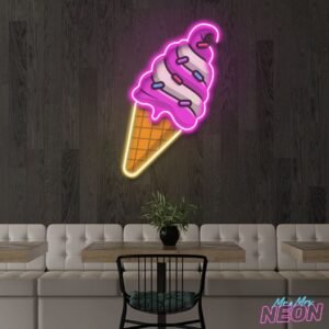 Ice Cream Led Neon Acrylic Artwork